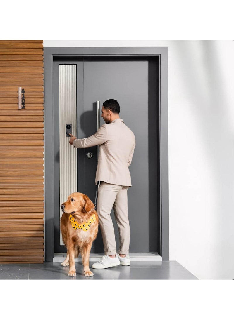 Aqara - Smart Video Doorbell G4,Compatible with HomeKit, Alexa,Google Home - Image 1