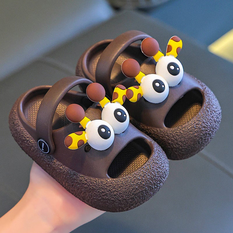 Eva Children'S Sandals Girls Summer Cartoon Cute Non-Slip Wear-Resistant Indoor Bathroom Bath Soft Bottom Boy Slippers - Image 1
