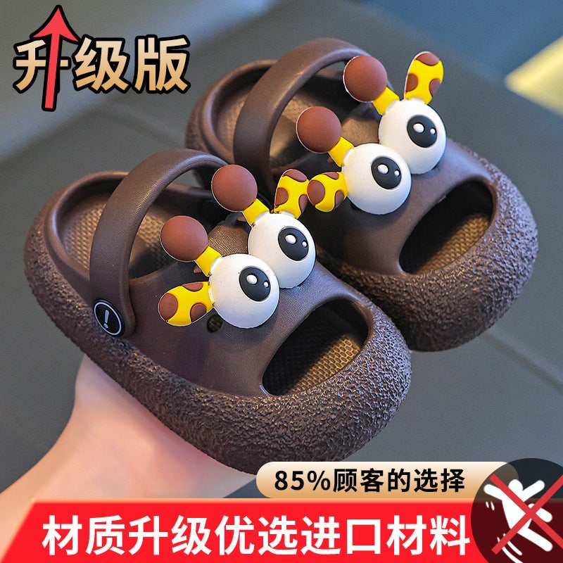 Eva Children'S Sandals Girls Summer Cartoon Cute Non-Slip Wear-Resistant Indoor Bathroom Bath Soft Bottom Boy Slippers - Image 4