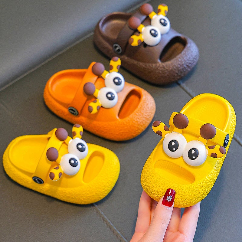 Eva Children'S Sandals Girls Summer Cartoon Cute Non-Slip Wear-Resistant Indoor Bathroom Bath Soft Bottom Boy Slippers - Image 3