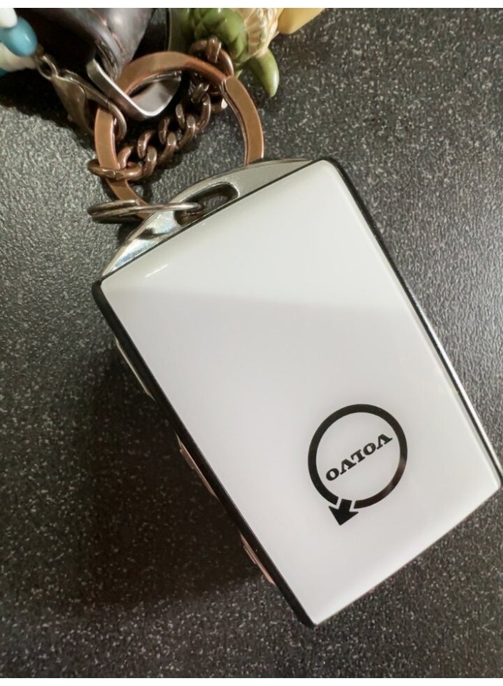 Volvo Genuine leather car key protective case suitable for Volvo xc40xc60xc90s60s90 car key shell case - Image 5