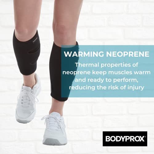 Bodyprox Calf Support Brace 1 Pack, Adjustable Shin Splint Compression Calf Wrap - Image 2