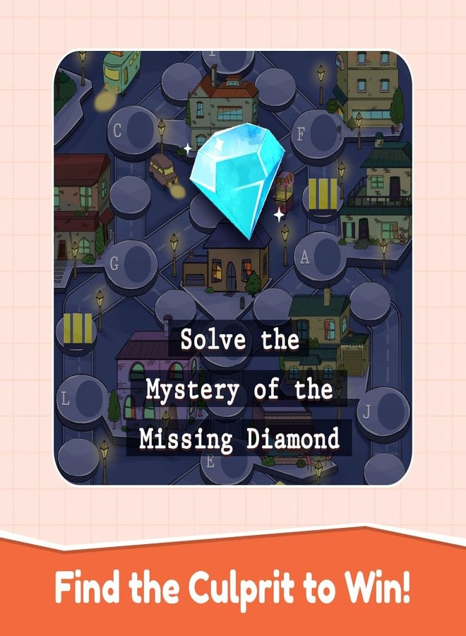 Bloomingo Detective on Duty Board Game - Thrilling Treasure Hunt Gift for Curious Kids | Solve Mysteries, Catch Thieves & Sharpen Observation Skills | Encourages Problem-Solving | Family Fun Time - Image 2
