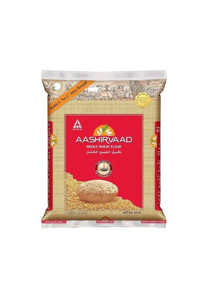 Aashirvaad Whole Wheat Flour 10 Kg