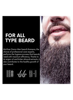 MORFOSE Morfose Ossion Beard Care Shampoo - Deep Cleanse & Moisturize (100ml)  - Image 3