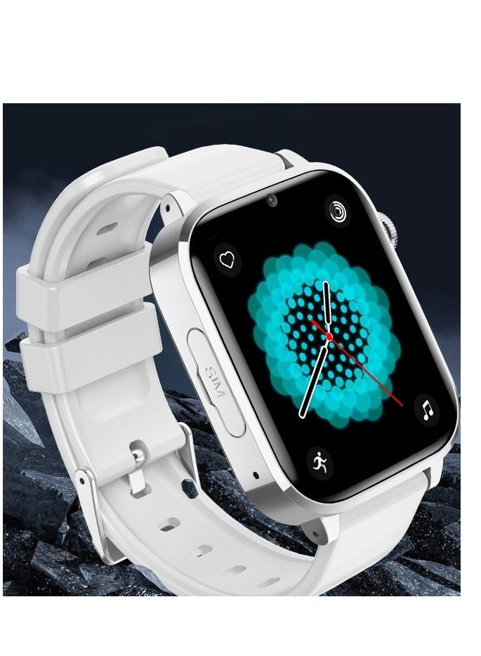 AROAQ Kids Smart Watch, Multifunctional Touching Screen Children Smartwatch, large screen multi-function video call smart watch for boys and girls, H18-[White] - Image 1