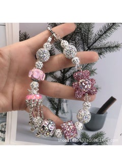 Generic Tassel Butterfly Mobile Phone Chain Heavy Industry Diamond Double Layer Mobile Phone Pendant Joker Bag Chain Live Explosions-Specifications:A9-A2  - Image 1