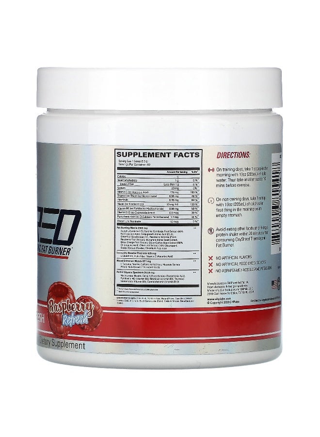EHPLabs EHPlabs, OxyShred, Thermogenic Fat Burner, Raspberry Refresh, 11.2 oz (318 g) - Image 2