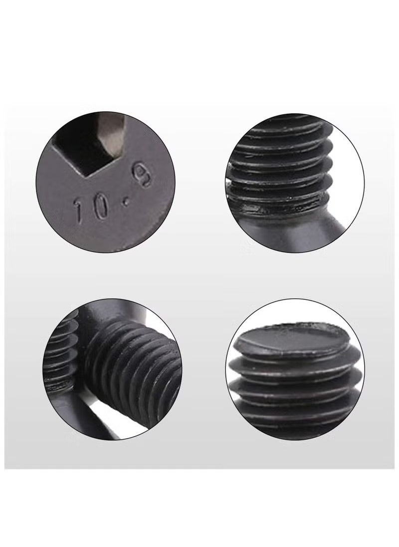 Generic Cap Screws, 50 Pcs Socket Screw Set, M6 20mm Flat Head Countersunk Head Black Grade Alloy Steel Hex Socket Head Cap Screw Screws Fastener  - Image 2