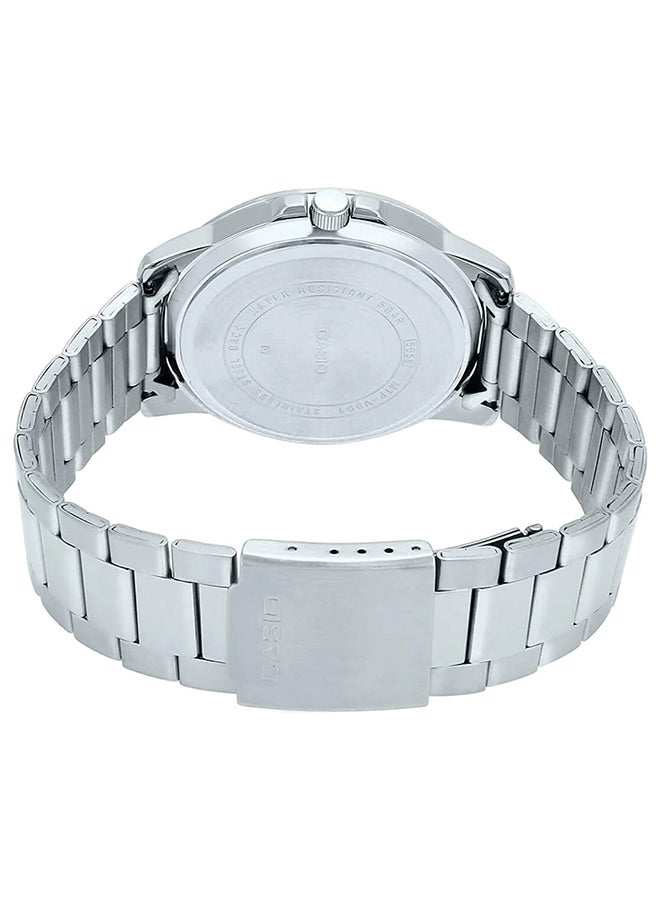 CASIO ساعة يد تناظرية من الستانلس ستيل MTP-VD01D-1E2VUDF - Image 3