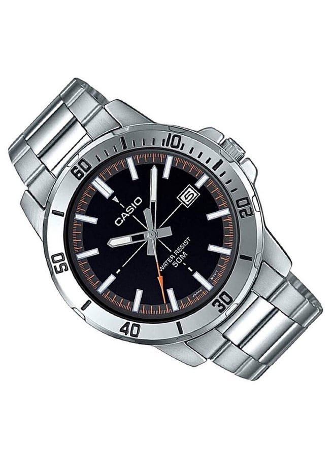 CASIO ساعة يد تناظرية من الستانلس ستيل MTP-VD01D-1E2VUDF - Image 2