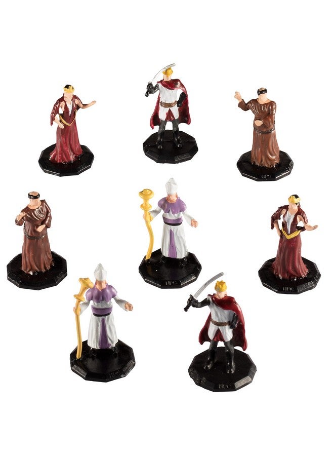 Monster Protectors Townsfolk Mini Fantasy Figures - Nobility Class - 8pc Hand-Painted Non Player Character NPC Miniatures - 1" Hex-Sized Compatible w DND Dungeons Dragons, Pathfinder RPG Tabletop Games  - Image 2