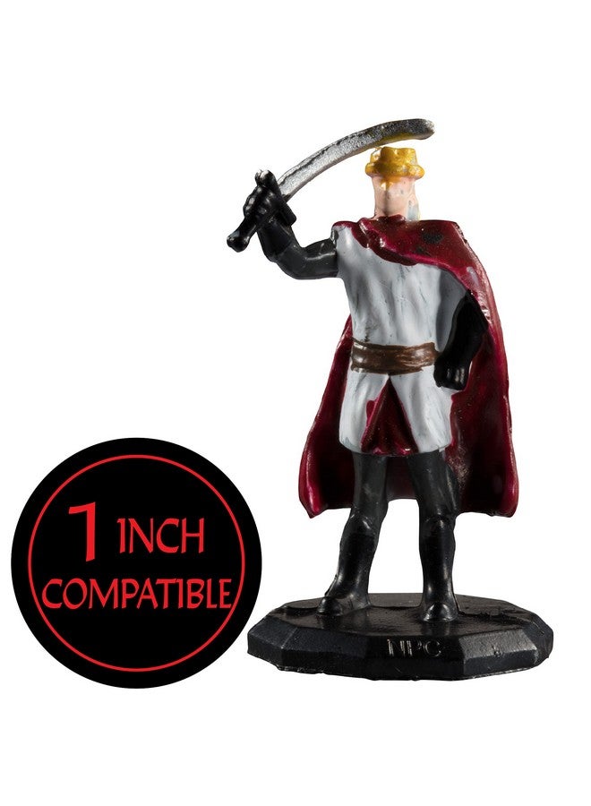 Monster Protectors Townsfolk Mini Fantasy Figures - Nobility Class - 8pc Hand-Painted Non Player Character NPC Miniatures - 1" Hex-Sized Compatible w DND Dungeons Dragons, Pathfinder RPG Tabletop Games  - Image 3
