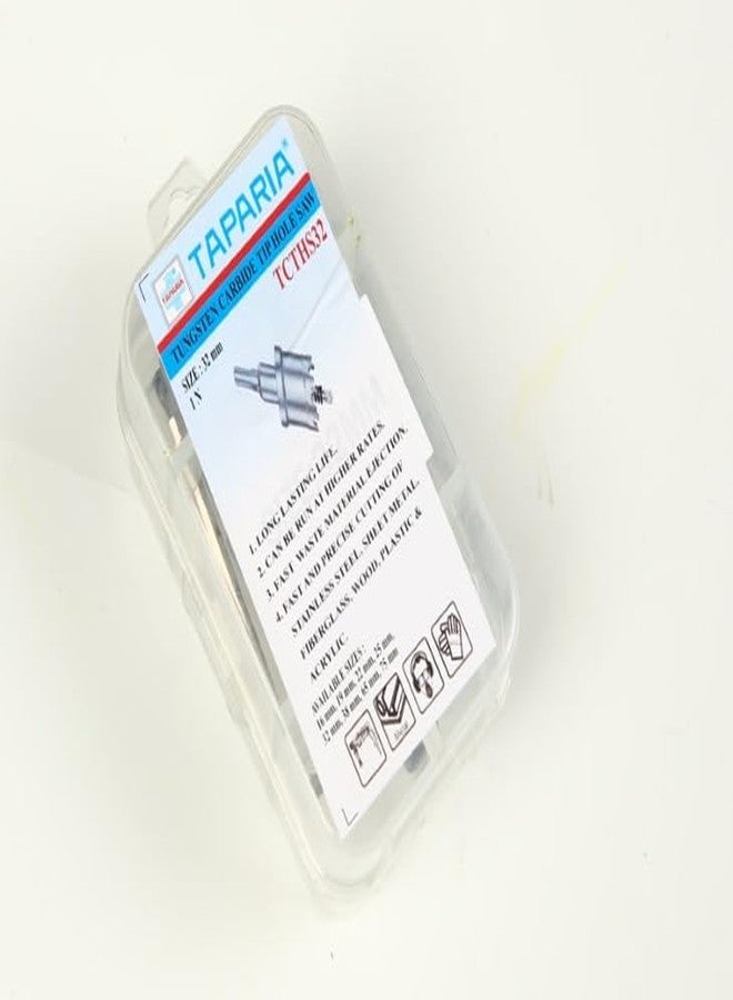 Taparia Tungsten Carbide Tip Hole Saw TCTHS 32 (32mm) - Image 3