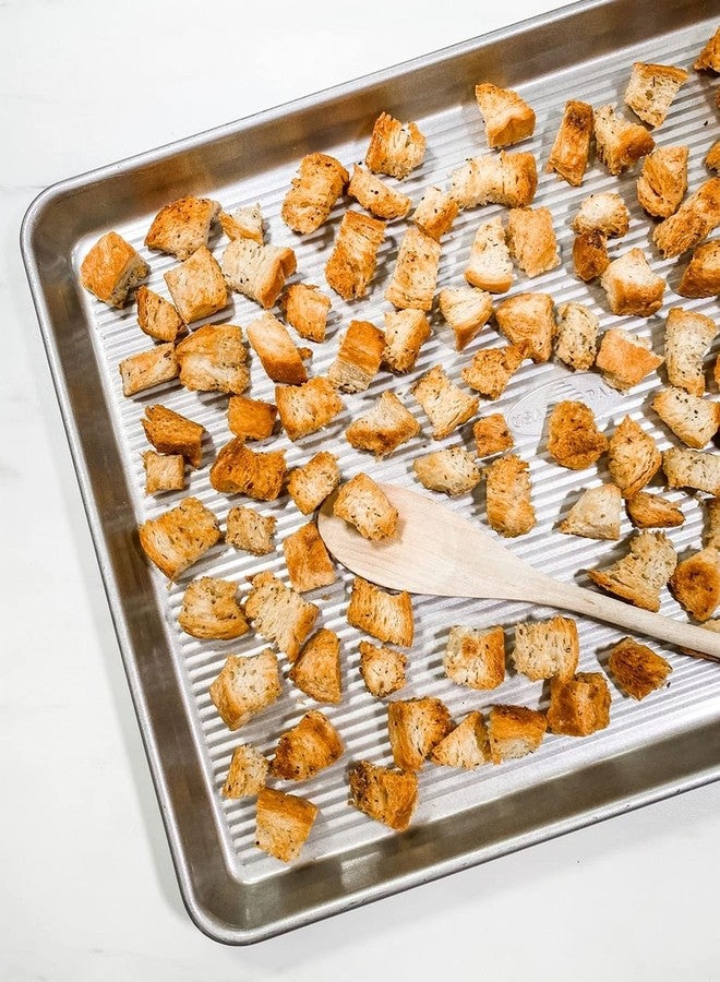 يو اس أيه بان صينية خبز كبيرة جدًا غير لاصقة من يو إس إيه بان بيكوير، مصنوعة من الفولاذ المطلي بالألومنيوم - Image 3