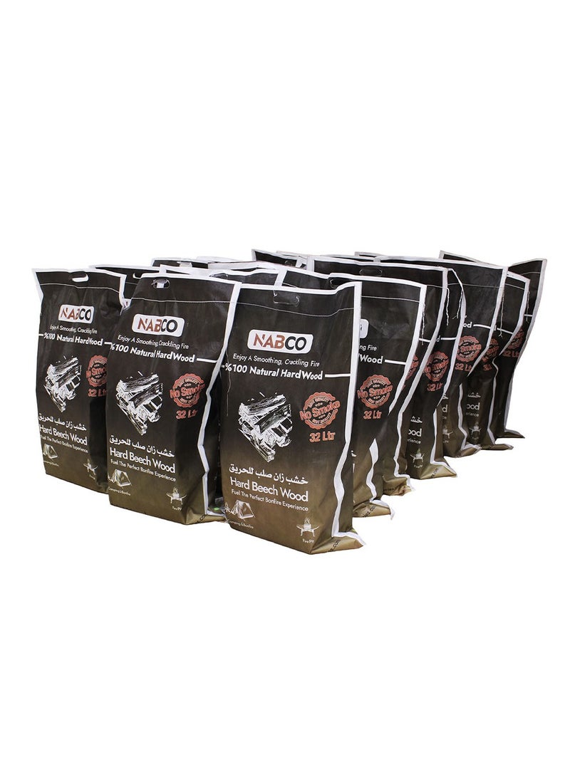 NABCO Kiln Dried Beech Fire Wood 32L~15Kg, Hardwood log Ready to Burn, Firewood log best for Fire Pits, Pizza Ovens, Outdoor Cooking and Grilling, Premium Quality: 100% Natural Solid Wood - Image 4