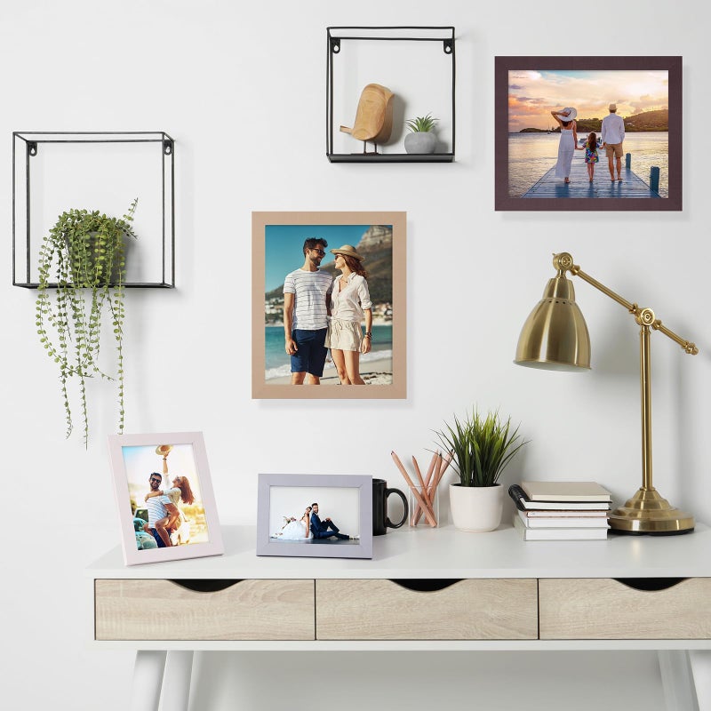 Funtopia Picture Frames, 10 Pack Picture Frames Collage Wall Decor, Gallery Wall Frame Set for Wall or Tabletop Display, Multi-size with 8x10, 5x7, 4x6 Family Photo Frames - Image 3