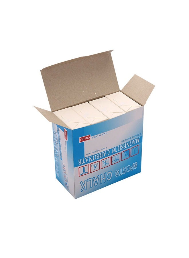 Beauenty 8pcs Weight Lifting Sports Chalk Magnesium Powder Blocks Gym Chalk Anti-Skid Rhythmic Gymnastics Weightlifting Rock Climbing Fitness Training Magnesium Brick - Image 3