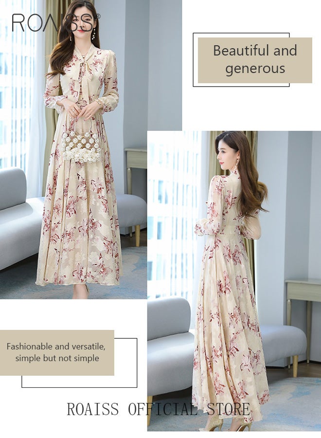 roaiss Women Lace Dress V Neck Dress Formal Elegant Dress Party Short Sleeve Dress Solid Color Summer Beach Dress Elegant Chiffon Dresses  - Image 3