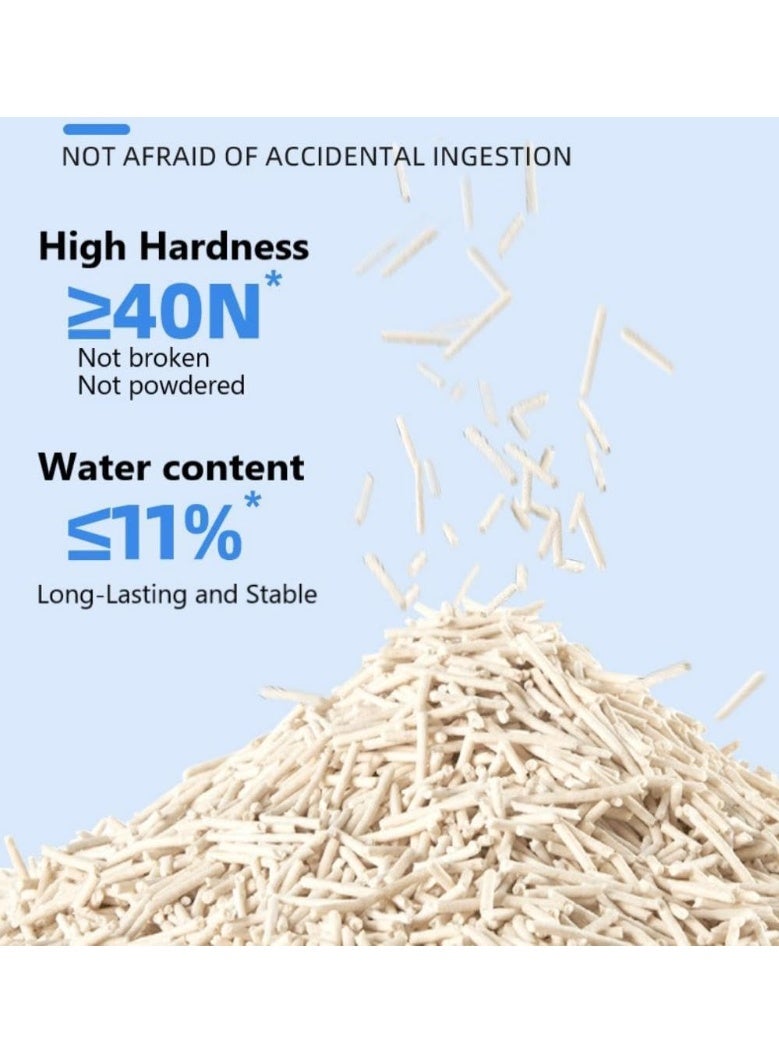 SKY-TOUCH Cat Boss Tofu Cat Litter 2mm Fast Clumping Flushable Natural Plant Fiber Litter Dust Free and Odor Control - Image 4