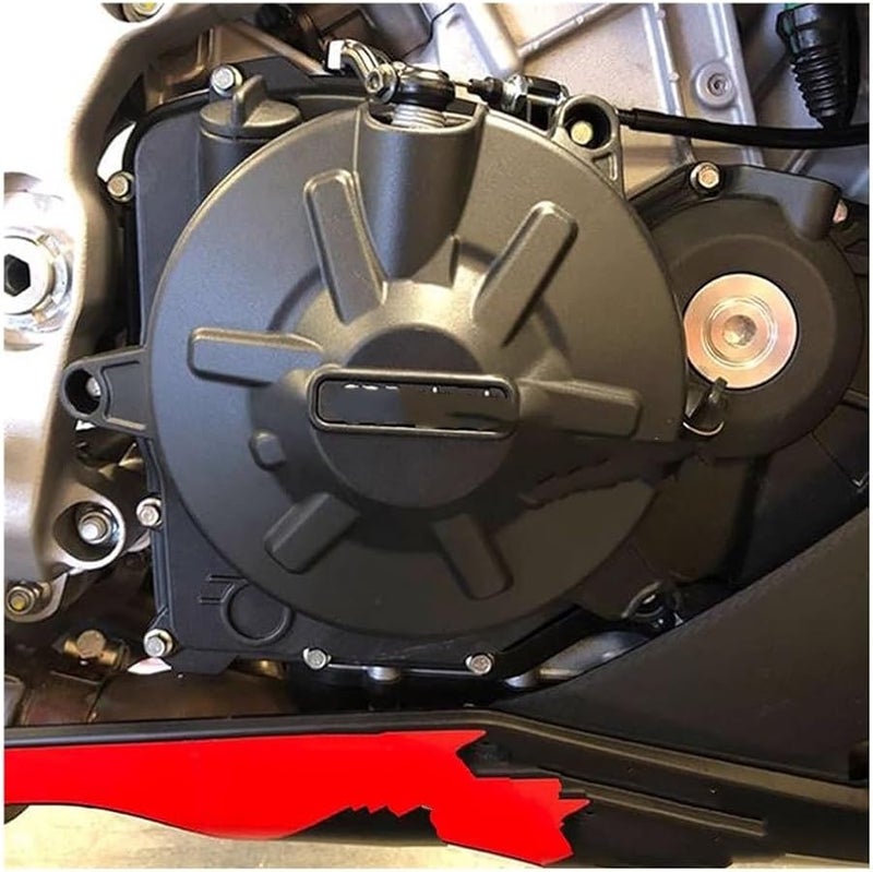 Black Stator Engine Crankcase Cover for Aprilia RSV4 Tuono V4 2021 2024 - Image 3