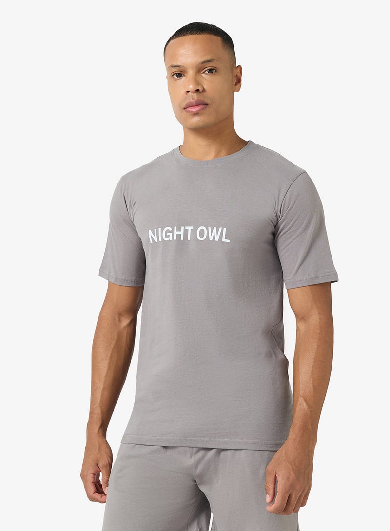 Seventy Five Printed Short Sleeve T-Shirt And Shorts Set - Image 3