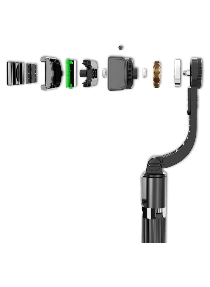 Tripod Selfie stick gimbal stabilizer for smartphones, with wireless remote control, 360° rotating auto balance stabilizer, portable mobile phone holder - Image 4