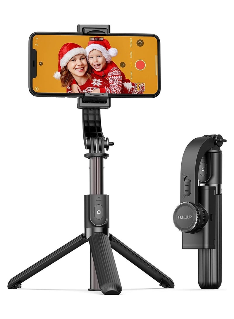 Tripod Selfie stick gimbal stabilizer for smartphones, with wireless remote control, 360° rotating auto balance stabilizer, portable mobile phone holder - Image 3