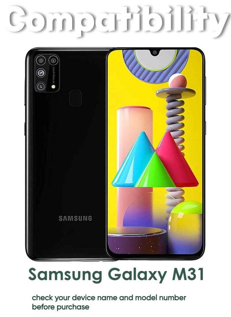 ACLIX 4 Pieces Antistatic ESD Dustproof Premium Quality High Definition Tempered Glass Screen Protector Designed For Samsung Galaxy M31 - Image 3