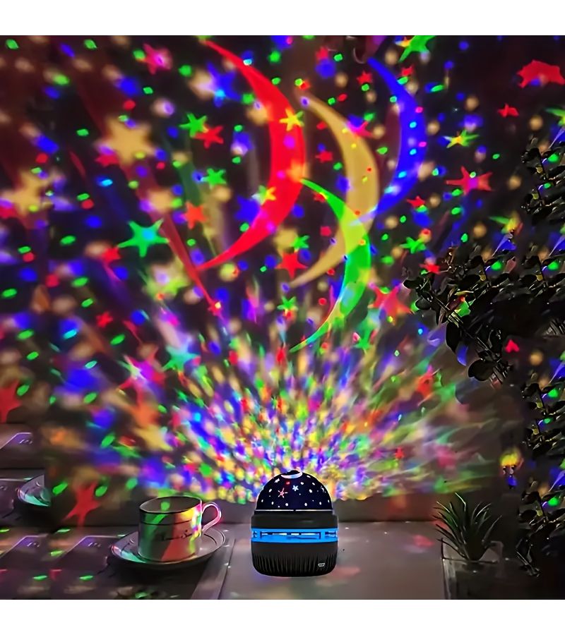 Automatic Rotating Starry Sky Night Light Usb Colorful Rgb Projection - Image 4