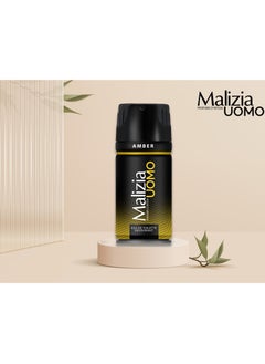 Malizia Malizia Uomo Amber Deodorant Men -150 Ml  - Image 3