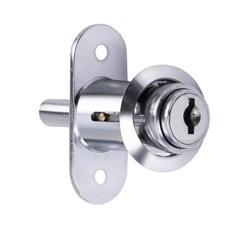 Kunal Push 32 Cabinet Lock | Multi Locks | Drower Lock | 2 Keys Materil Zinc Chrome Finish Size 32mm - Image 5