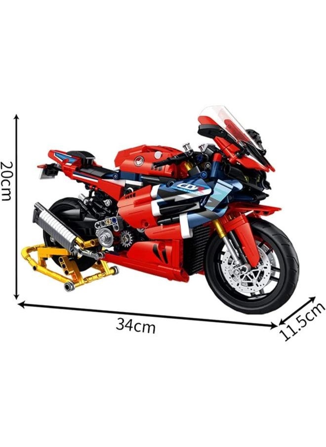 بينجاو - 🏍️ لعبة تركيب دراجة نارية - موديل تقني واقعي بـ 566 قطعة نوع اللعبة: ألعاب تركيب وبناء – عدد اللاعبين: لاعب واحد أو أكثر – الفئة العمرية: 6 سنوات فما فوق – النوع الفرعي: مكعبات هندسية / موديلات مركبات – الثيم: دراجة نارية / ميكانيكا / STEM - Image 1