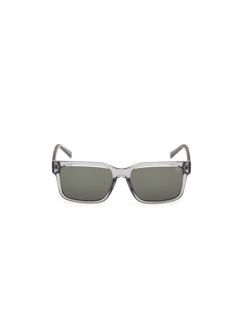 Timberland Boys Rectangular Shape  Sunglasses TB0001220N54 Lens Size: 54 Millimeter - Shiny Grey  - Image 2