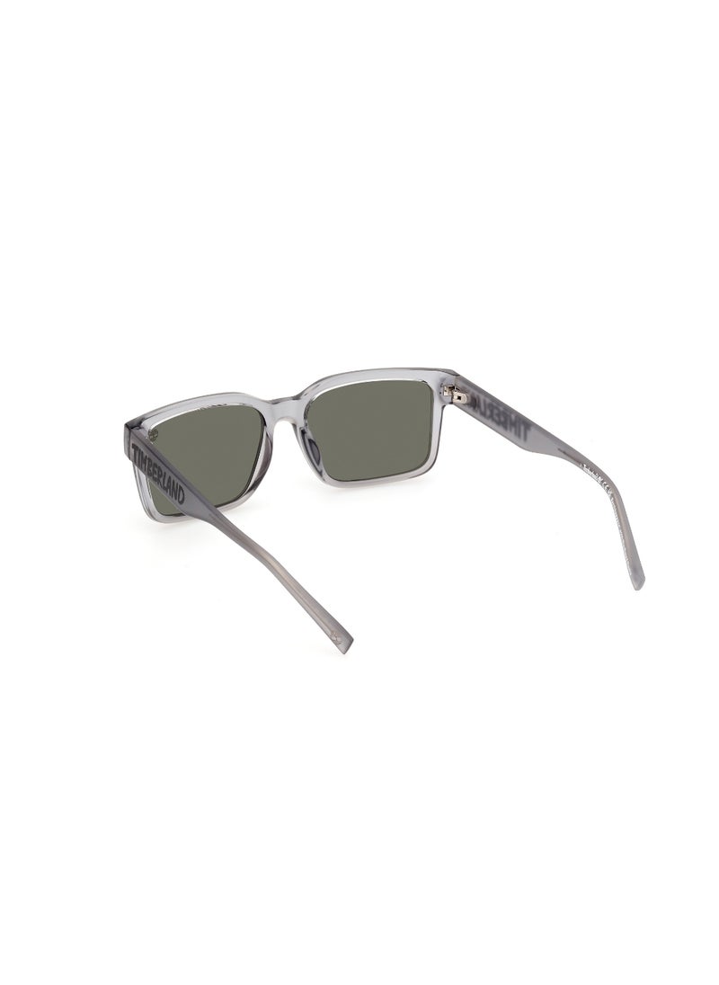 Timberland Boys Rectangular Shape  Sunglasses TB0001220N54 Lens Size: 54 Millimeter - Shiny Grey  - Image 5