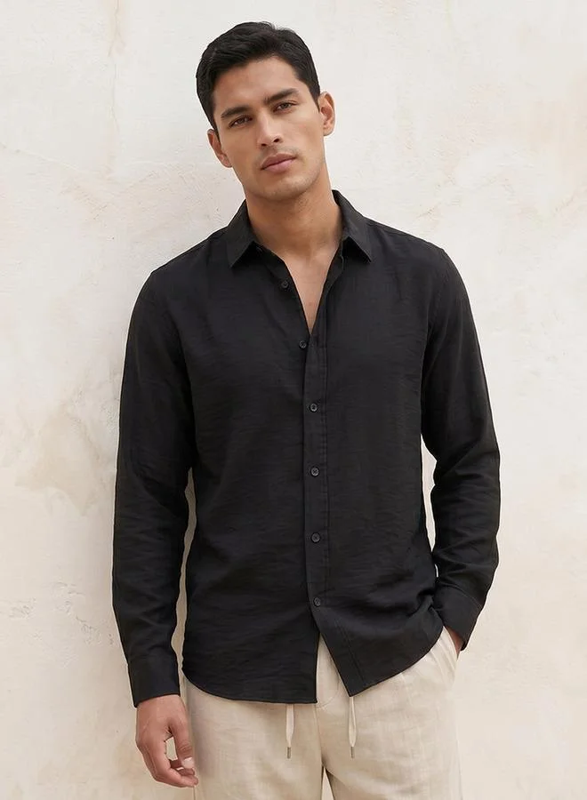 سبلاش فيڤ CRINKLE FULL SLEEVE SHIRT