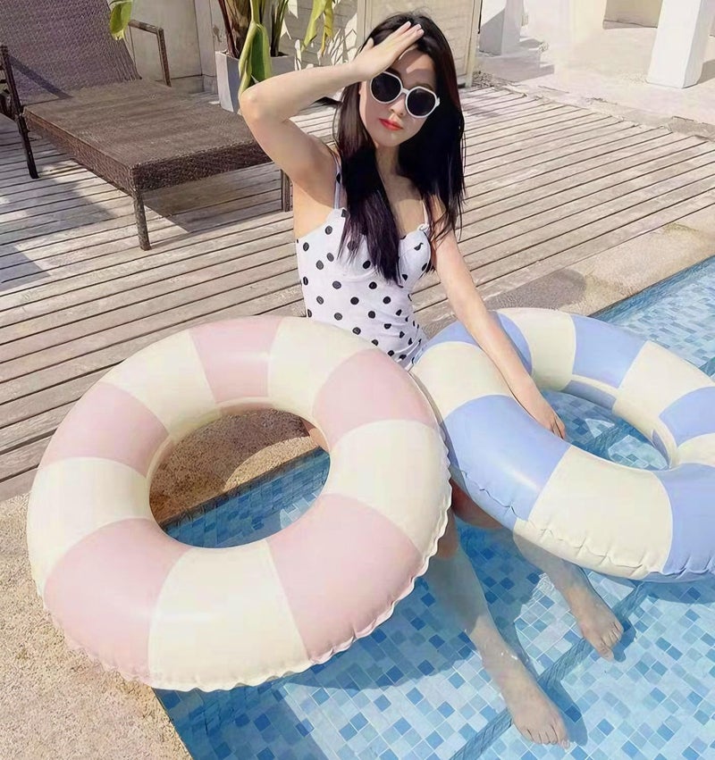 Clesante Swim Rings, 2 Pack Pool Float Tube Decorations Swim Tubes Pool Beach Water Floats - Image 3