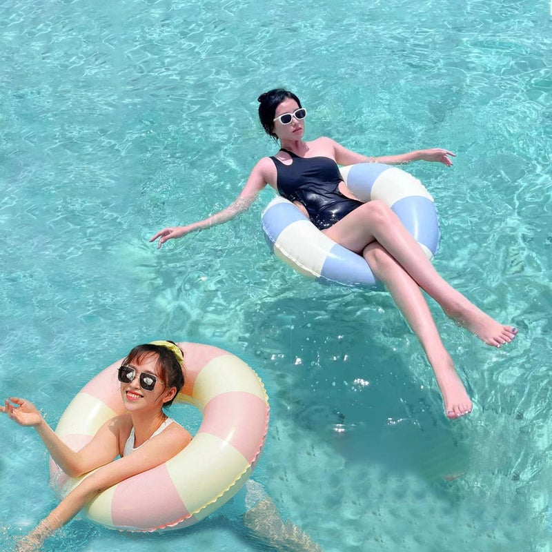 Clesante Swim Rings, 2 Pack Pool Float Tube Decorations Swim Tubes Pool Beach Water Floats - Image 4