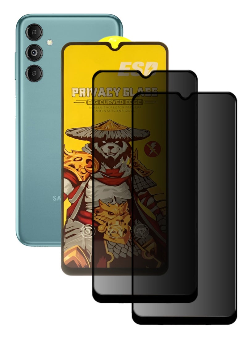 ESD 2 Pieces Tempered Dustproof Privacy Glass Screen Protector Compatible For Samsung Galaxy M14 5G - Image 1