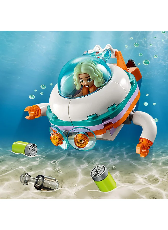 LEGO Friends Sea Rescue Boat 41734 Building Toy Set For Kids Ages 7+ Who Love Creative Play And Sea Life Stories; Includes 4 Mini-Dolls And Toy Accessories For Ocean Life Role Play (717 Pieces)