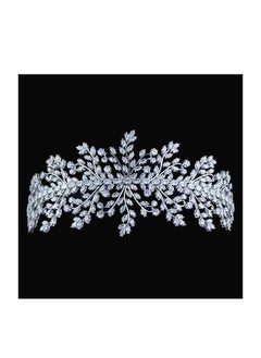 Cubic Zirconia Soft Wedding Bride Headbands Silver, CZ Hairbands Pageant Crowns Jewelry Gifts for Women - pzsku/Z4D2C8528869446E2B5EFZ/45/_/1664627819/e38cf6e0-c420-4b47-856d-621c56d90747