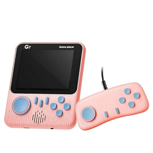 ELECRANGE G7 Retro Handheld Gaming Console - 666 Classic Games in 1 | 3.5'' Big Screen | TV Output & External Remote for 2-Player Mode | Portable Gaming Console (Multicolour) - Image 1