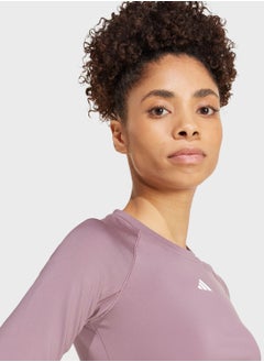 Adidas Hyperglam Cropped Long Sleeve T-Shirt  - Image 3