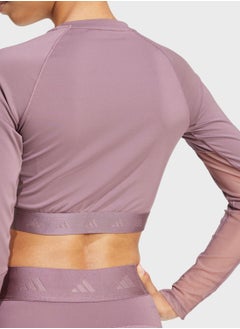 Adidas Hyperglam Cropped Long Sleeve T-Shirt  - Image 4