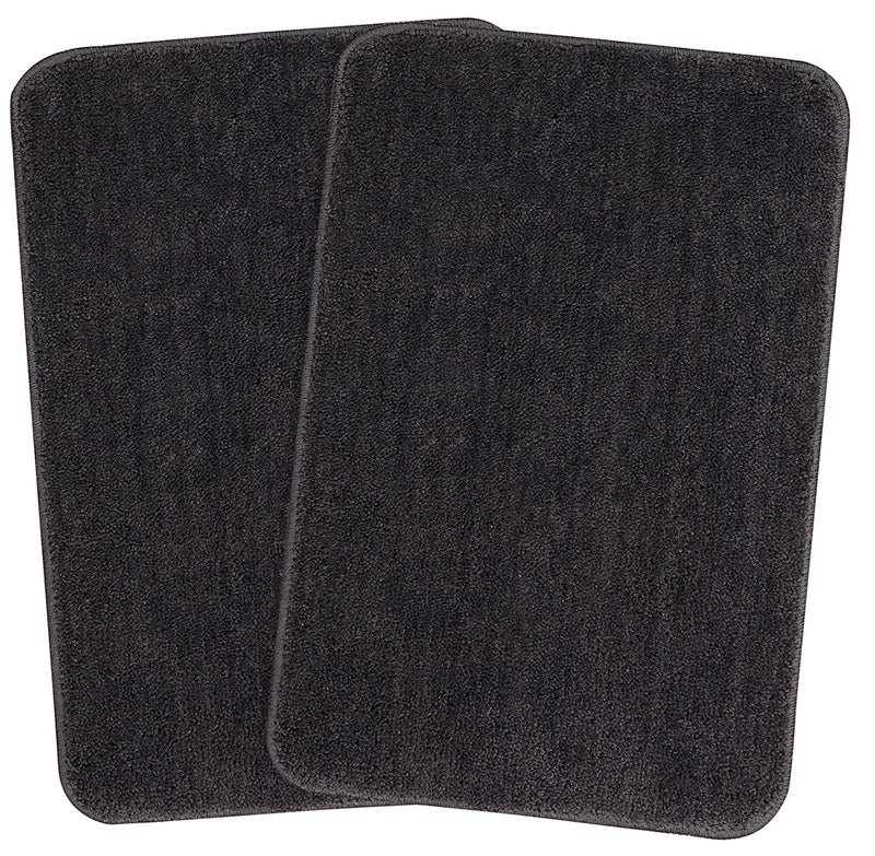 SKIVE India® Microfiber Multi Purpose Bathroom Mat,Bathroom Rugs and Mats 2 Piece Anti Slip Bath Mats Soft Plush Plain Design for Shower Bathroom Contour Toilet Rugs (Grey) (40X60) - Image 4