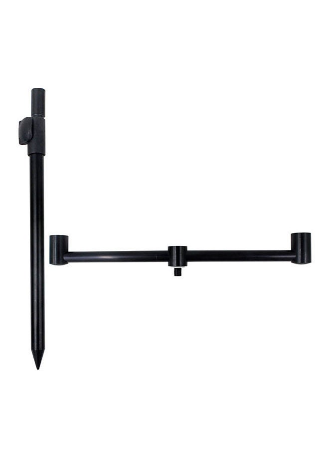 Generic Extending Bank Stick Carp Fishing Adjustable Aluminum Bankstick Pole Rest for Bite Alarm（30cm fixed） - Image 4