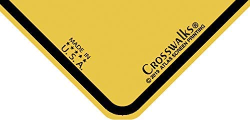 CROSSWALKS Bee Crossing 12" X 12" Aluminum Sign (X43) - Image 3