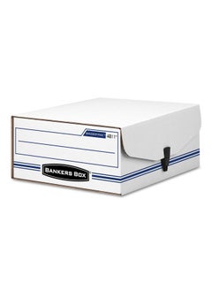 Bankers Box 48110 Storage File Box Snap Close 91/8Inch X113/8Inch X43/8Inch We/Be  - Image 1