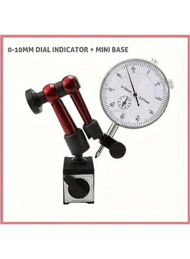 10mm Dial Indicator Magnetic Holder Stand Base Gauge Measuring Tool - Image 4