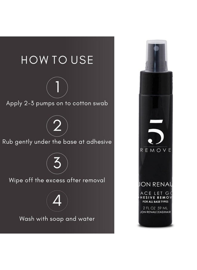 Jon Renau Jon Renau Lace Let Go Wig Adhesive Remover Spray, Safe and Gentle, 2 Fl Oz  - Image 5